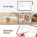 Dragon Touch 15.6" Digital Calendar Chore Chart – 1080P Full HD Interactive Touchscreen, Smart Family Planner, Hearth Display Digital Calendar Wall & Desk Mountable for Seamless Scheduling Black by TinyTreasures Baby Boutique