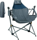 TIMBER RIDGE Hammock Camping Chair with Adjustable Backrest, Heavy Duty Folding Hammock Chair Supports 300lbs, Portable Hammock Chair for Camping, Travelling and Patio, Blue by GreenHaven Gardens