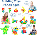 Magnetic Blocks 1.18 inch, Large Magnetic Cube Toy for Sensory STEM Education Preschool Magnet Toys for 3 4 5 6 Year Old Boys and Girls,Christmas Birthday Gifts for Kids Age 3+ by TinyTreasures Baby Boutique