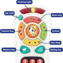 My Remote, My Program – Baby Remote Control Toy for 6 Months Old and Up – 20 Unique Learning Remote Buttons, Plays Baby Music Tunes, Flashing Lights, BPA Free and More by TinyTreasures Baby Boutique