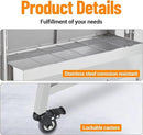 Stainless Steel Electric Pig Rotisserie Grill with Fire Pit & Baffle - 60kg Capacity, 50W Motor for Whole Pig/Lamb, Asador de Puerco Outdoor Camping BBQ by GreenHaven Gardens