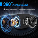 Portable Bluetooth Speaker, BT5.3 Wireless Speaker 20W Bass Diaphragms with Multi LED Light Dynamic Modes, IPX6 Waterproof 16H Playtime supports FM Mode, TF, USB for Home, Cycling, Outdoor, Beach by TinyTreasures Baby Boutique