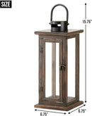 Koehler Home Decor Perfect Lodge Wooden Lantern by CozyNest Decor