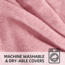 Bean Bag Chair 3Ft, Memory Foam Filled, Large Beanbag Chairs for Adults and Teens, Soft Sofa with Removable Flannel Cover, Round Couch for Living Room Bedroom College Dorm (Pink, 3FT-36×36"×24")