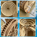 3D Wooden Puzzle Marble Run for Adults Kids - DIY Mechanical Puzzle Assembly Model Building Kit Wood Crafts for Boys and Girls Age 14+ Years Old by TinyTreasures Baby Boutique