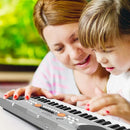 Raimy Piano Keyboard for Kids 49 Keys Portable Keyboard Piano Early Learning Educational Electronic Musical Instrument Toys Gifts for 3 4 5 6 7 8 9 Year Old Boys and Girls (Silver) by TinyTreasures Baby Boutique