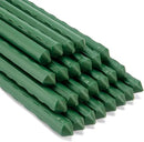 Premium Garden Stakes 58 Inch 5ft 25 Pack, Heavy Duty Tomato Plant Stakes for Outdoor Plants, Rust Resistant Metal Garden Poles and Sticks for Vegetables, Flowers, and Climbing Plants (green, 58 Inch) by CozyNest Decor