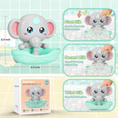 Baby Bath Toys, Magnetic Charging Music Bath Bubble Machine, Elephant Bubble Maker for Kids Ages 1-3 4-8, Toddler Bathtub Toy Gift for Boys and Girls (Grey) by TinyTreasures Baby Boutique