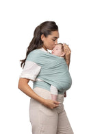 Boba Baby Wrap Carrier - Original Baby Carrier Wrap Sling for Newborns - Baby Wearing Essentials - Newborn Wrap Swaddle Holder, Newborn to Toddler Infant Sling (Serenity Sea Mist) by TinyTreasures Baby Boutique