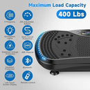 Vibration Plate Exercise Machine for Lymphatic Drainage, Vibration Machine for Full-Body Weight Loss Shaping, Vibrate Fitness Platform 400 Lbs & 200 Adjustable Speeds for Women Men Home Gym by CozyNest Decor