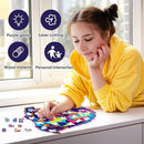 Australian Shepherd Dogs Wooden Puzzle 500pcs Stained Colorful Art Painting Wooden Puzzle for Kids Adults, Birthday Mother's Father's Day Christmas for Dad Mom Son Daughter(14.9 * 17.1in) by TinyTreasures Baby Boutique