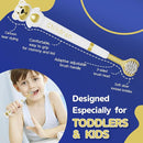 3 Sided Toothbrush for Kids, Japanese Design Triple-Angle Toothhugger, Cartoon Bear Design for Autism Toddlers, Kids Toothbrush for Aged 3-12, Soft Bristles for Gentle Gum Care (3Pack) by TinyTreasures Baby Boutique