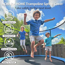16FT/15FT/14FT/12FT/10FT Trampoline Safety Pad Replacement, Round Trampoline Spring Protection Cover, Fits 16FT/15FT/14FT/12FT/10FT Frames, Water-Resistant Trampoline Accessories by TinyTreasures Baby Boutique
