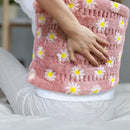 GOQOTOMO Flower Heating Pad for Back Pain Relief- 12" x 24"12 Heat Levels, 8 Timers Stay on, Machine Washable -F1224 by CozyNest Decor