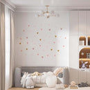 WS Wallpaper Heart Wall Decals Pack of 5 Sheets 135pcs by Lipastick - Polka Dots Wall Stickers for Bedroom Living Room Girls Room Decoration Kids Room Baby Nursery Room Removable Wall Decals by TinyTreasures Baby Boutique