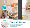 LiKee Strong Suction Cup Fidget Rotating Sensory Bath Toys for Baby 12 18 Months Airplane Car Travel Table & Window Toys for 1 2 Years Old Toddler Boys and Girls (Space-2) by TinyTreasures Baby Boutique