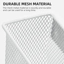 dedoot Magnetic Pencil Holder for refrigerator Storage Magnetic Basket Mesh White Strong Magnetic Pen Holder for Refrigerator,Whiteboard, Locker, Home and Office Organizer, 6.3x2.3x3.6inch by CozyNest Decor
