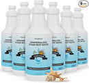 Steam & Go Demineralized Water - Multisurface Cleaner, PVC-Free Ready-to-Use for Mops & Floor Steamers - Ideal for Kitchen, Bathroom, & Home Surfaces - Clean Ocean Scent - 32oz (Pack of 6) by TinyTreasures Baby Boutique