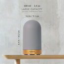 Earnest Living Essential Oil Diffusers for Essential Oils 100 ml Ultrasonic Diffusers 4 Timers Night Lights and Auto Off Function Home Office Aromatherapy Diffusers for Essential Oils by TinyTreasures Baby Boutique