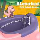Potty Training Toilet Toddler Potty Chair Kids Boys Girls Dinosaur Animal Comfortable Potties Training Seat for Childrens Ages 1-3 Portable Baby Toilets with Lid Back Easy to Clean Potty Trainer, Pink by TinyTreasures Baby Boutique