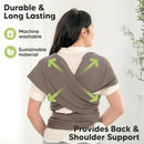 KeaBabies Baby Wrap Carrier - All in 1 Original Baby Carrier Newborn to Toddler Sling, Easy to Wear, Hands Free Bonding, Lightweight, Breathable Infant Wraps (Copper Gray) by TinyTreasures Baby Boutique