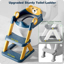 Potty Training Seat, Upgrade Toddler Toilet Seat for Kids Boys Girls, 2 in 1 Potty Training Toilet for Kids, Splash Guard Anti-Slip Pad Step Stool（Upgraded Cushion） by TinyTreasures Baby Boutique