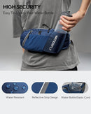 WATERFLY Fanny Pack Waist Bag: Hiking Water Bottle Holder with Strap Waist Pack for Women Men Hydration Hip Packs for Running Walking Traveling-Blue by TinyTreasures Baby Boutique