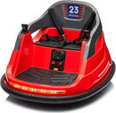 Baby Bumper Car, 6V Electric Kids Bumper Car for Toddlers with Remote Control, Bluetooth - Red by TinyTreasures Baby Boutique