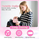Mini Karaoke Machine Toys Gifts,Kids Portable MP3 Player with 2 Wireless Microphone and LED,Christmas Birthday Gifts for Girls Boys 3 4 5 6 7 8+ Year Old (Pink) by TinyTreasures Baby Boutique
