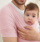 Acrabros Baby Wrap Carrier,Hands Free Baby Carrier Sling,Lightweight,Breathable,Softness,Perfect for Newborn Infants and Babies Shower Gift,Pink by TinyTreasures Baby Boutique
