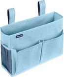 Surblue Bedside Caddy Hanging Organizer Bedside Storage Bag for Bunk and Hospital Beds (Small, Skyblue) by CozyNest Decor