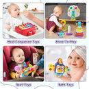 5 in 1 Baby Toy for 12 18 Month, Learning Toys for Babies 12-18 Months, Baby Busy Cube, Stacking&Sensory, Pull String&Piano Xylophone Toy, Birthday Gift for 12+ Month by TinyTreasures Baby Boutique
