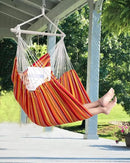 ADVOKAIR Hammock Chair Hanging Chair Rope Swing XXL - Max 500lbs, 70in Large Hammock Swing Chair -Portable Steel Spreader Bar with Anti-Slip Rings-Roomy & Strong by GreenHaven Gardens