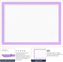 iVyne Corded A4 Light Pad for Diamond Painting & Art Projects – LED Light Board with Diamond Art Accessories – Ultra-Thin & Portable Diamond Dot Light Board, Perfect for Artists - Purple by TinyTreasures Baby Boutique