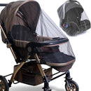 Baby Stroller Mosquito Net (2 Pack) - Durable Mesh Protection for Bassinets, Cradles, Playards, Pack N Plays & Portable Mini Cribs | Breathable Universal Fit Insect Barrier (Black) by TinyTreasures Baby Boutique