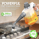 Steam Cleaner, 15.2OZ Hands-free Steamer for Cleaning with 14PCS Accessories & Safety Lock, Chemical-Free Pressurized Handheld Steam Cleaner for Home, Car, Furniture, Grease, Grout, Floor by TinyTreasures Baby Boutique