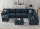L Lengend Vansen Modular Sectional Sofa U Shaped Couch with Ottoman Modern Reversible Corner Sectional Couch for Living Room (Charcoal, U Shaped Sofa-5) by CozyNest Decor