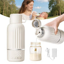 Snow Bear Portable Bottle Warmer for Travel, Fast Heating in 2.5 Mins for Breast Milk, 10200mAh Battery with LED Display, 17oz Large Capacity, Baby Bottle Warmer with Precise Temperature Control by TinyTreasures Baby Boutique