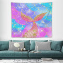 HZOHNAGO Mermaid Scales Tapestry Colorful Shiny Scales Mermaid Tail Pattern Printed Wall Tapestry Wall Hanging for Bedroom Living Room Dorm 60" W x 50" H by CozyNest Decor