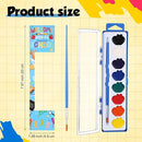 24 Pcs Apple Style Watercolor Painting Set for Kids 8 Washable Colors with Brush Watercolor Painting Set Gift Party Supplies Back to School Party Gift Exchange by TinyTreasures Baby Boutique