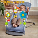 Baby Stroller Arch Mobile, Adjustable Musical Cirb Mobile Toys with Universal Clamps, Versatile Activity Toy Bar for Baby Bouncer Infant Car Seat Toy Stroller Toys Mobile for Bassinet Crib - Orange by TinyTreasures Baby Boutique