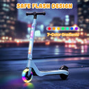 CBD Electric Scooter for Kids, 6 Mph Top Speed, Up to 5 Miles Range, 5.3" Solid Tires Wheel and Front Light, Kick Scooter Adjustable Height for Kids Age 6-12 by TinyTreasures Baby Boutique