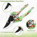 Garden Tools Set WANCHI 10 Piece Heavy Duty Floral Garden Tool Set Gardening Gifts for Women Men Birthday Rust-Proof Aluminum Garden Hand Tools Gardening Kit with Tote Bag Apron Glove by GreenHaven Gardens