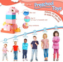 Top STEM Soft Building Block Sets for Kids Aged 18 months to 6 years old.Mega Building Blocks for preschool.Large Construction Block Toys for Toddler to Improve Imagination、Creativity、Hands-on Ability by TinyTreasures Baby Boutique