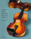 Fesley Violin Fiddle Full Set: 4/4 Polished Violin Kit for Beginners, Acoustic Violin with Hard Case, Solidwood Hand Made Starter Kit with Bow, Rosin, Shoulder Rest, Tuner, Extra Strings by TinyTreasures Baby Boutique
