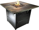DualHeat by Endless Summer, The Harris, 38" Square Propane Gas Outdoor Fire Pit/Patio Heater by GreenHaven Gardens