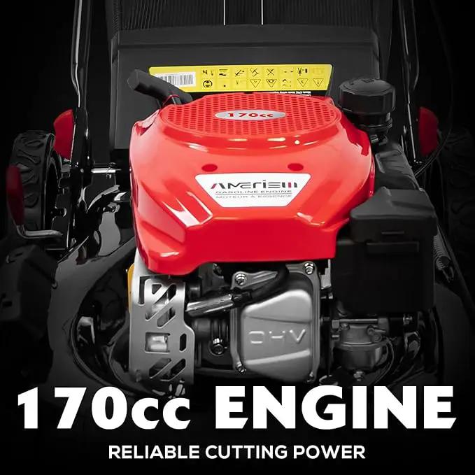 Self Propelled Gas Lawn Mower, 21" with 170cc 4-Cycle OHV Engine 3-in-1 RWD Self-Propelled Lawn Mower (AV8621S1), photo 5 of 9