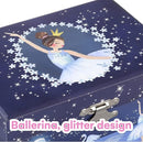 Jewelkeeper Girl's Musical Jewelry Storage Box with Spinning Ballerina, Glitter Design, Swan Lake Tune by TinyTreasures Baby Boutique