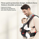 Baby Sling Carrier,4-in-1 Ergonomic Baby Backpack Front Carrier,Newborn to Toddler Wrap Lightweight Adjustable Baby Sling,Black by TinyTreasures Baby Boutique