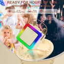Karaoke Machine for Kids Adults, Portable Bluetooth Karaoke Speaker with 2 Wireless Microphones, Karaoke System with Mics Storage Hole and Lights, Birthday Gifts for Girls Boys Family Home Party by TinyTreasures Baby Boutique